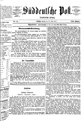 Süddeutsche Post Freitag 30. Juni 1871