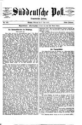 Süddeutsche Post Mittwoch 5. Juli 1871