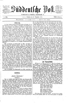 Süddeutsche Post Samstag 16. Dezember 1871