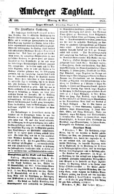 Amberger Tagblatt Montag 8. Mai 1871