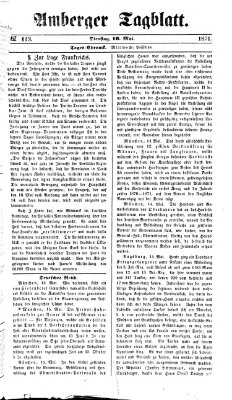 Amberger Tagblatt Dienstag 16. Mai 1871