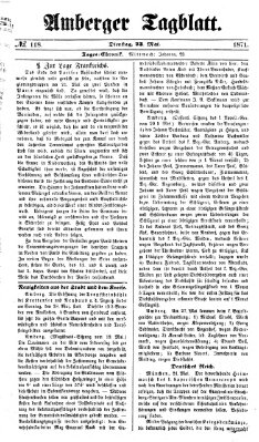 Amberger Tagblatt Dienstag 23. Mai 1871