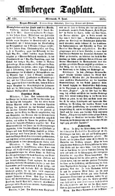 Amberger Tagblatt Mittwoch 7. Juni 1871