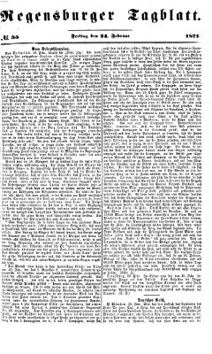 Regensburger Tagblatt Freitag 24. Februar 1871