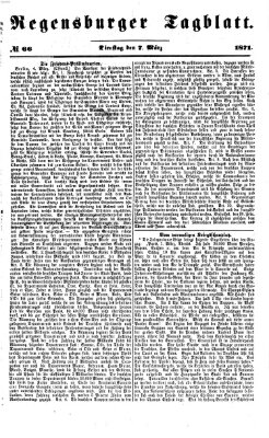 Regensburger Tagblatt Dienstag 7. März 1871