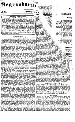 Regensburger Tagblatt Sonntag 26. März 1871
