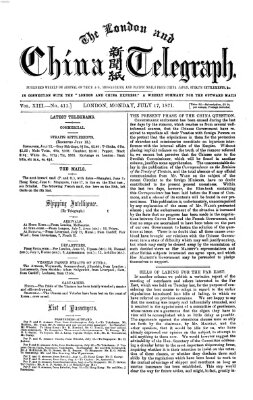 The London and China telegraph Montag 17. Juli 1871