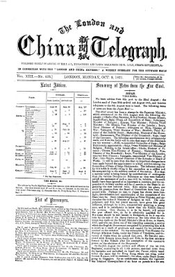 The London and China telegraph Montag 9. Oktober 1871