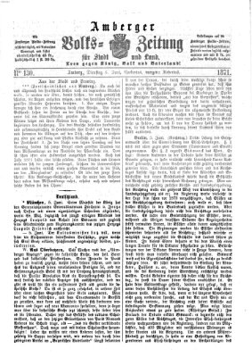 Amberger Volks-Zeitung für Stadt und Land Dienstag 6. Juni 1871