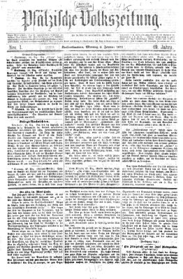 Pfälzische Volkszeitung Montag 2. Januar 1871