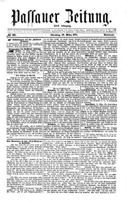 Passauer Zeitung Dienstag 28. März 1871
