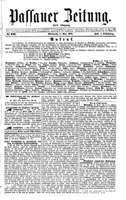Passauer Zeitung Mittwoch 3. Mai 1871