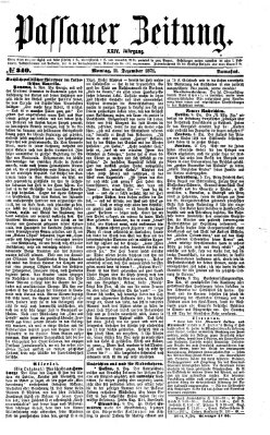 Passauer Zeitung Montag 11. Dezember 1871