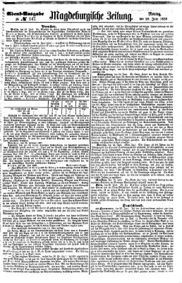 Magdeburgische Zeitung Montag 28. Juni 1858