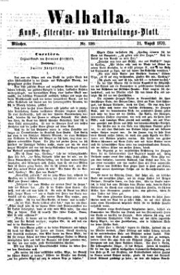 Walhalla (Der Bayerische Landbote) Sonntag 21. August 1870