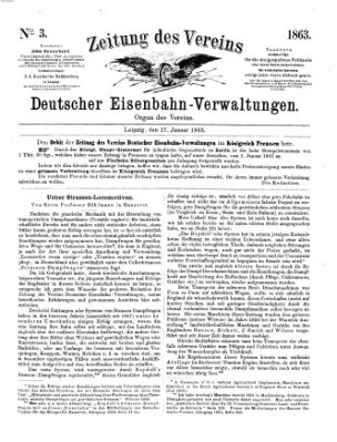 Zeitung des Vereins Deutscher Eisenbahnverwaltungen (Eisenbahn-Zeitung)