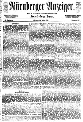 Nürnberger Anzeiger Mittwoch 20. März 1872
