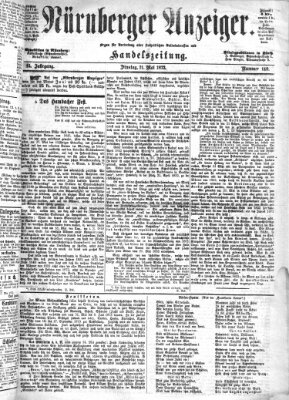 Nürnberger Anzeiger Dienstag 21. Mai 1872