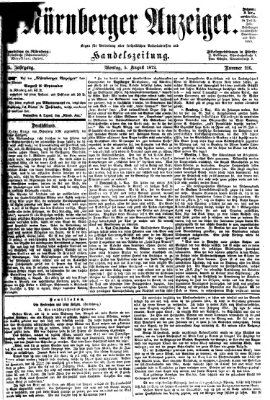 Nürnberger Anzeiger Montag 5. August 1872