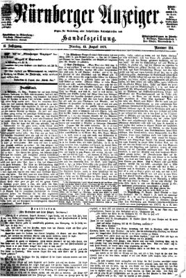 Nürnberger Anzeiger Dienstag 13. August 1872