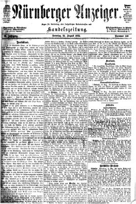 Nürnberger Anzeiger Sonntag 25. August 1872