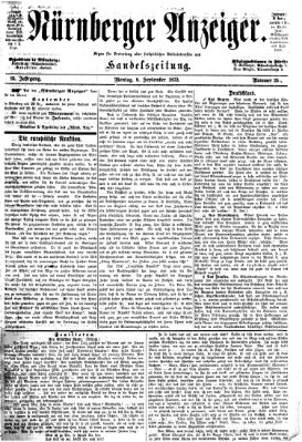 Nürnberger Anzeiger Montag 9. September 1872