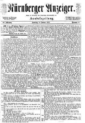 Nürnberger Anzeiger Samstag 11. Januar 1873