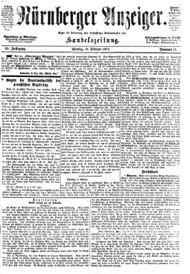 Nürnberger Anzeiger Montag 10. Februar 1873