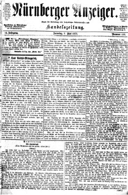 Nürnberger Anzeiger Samstag 3. Mai 1873