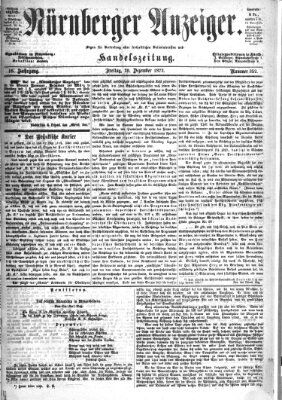 Nürnberger Anzeiger Freitag 19. Dezember 1873