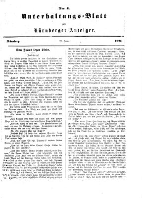 Nürnberger Anzeiger Sonntag 29. Januar 1871