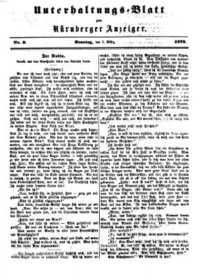 Nürnberger Anzeiger Sonntag 3. März 1872