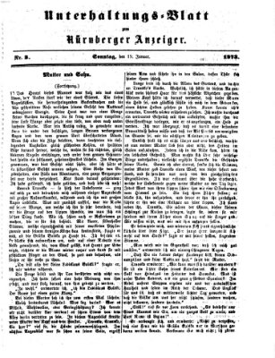 Nürnberger Anzeiger Sonntag 19. Januar 1873