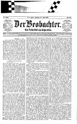 Der Beobachter Sonntag 18. Juni 1871