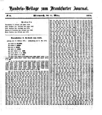 Frankfurter Journal Mittwoch 11. März 1874
