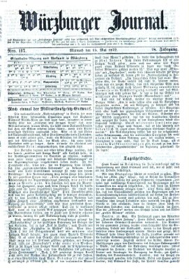 Würzburger Journal Mittwoch 15. Mai 1872