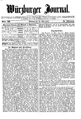 Würzburger Journal Mittwoch 22. Mai 1872