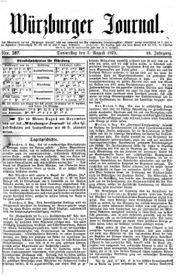 Würzburger Journal Donnerstag 7. August 1873