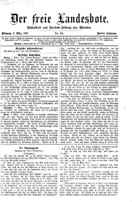 Der freie Landesbote Mittwoch 8. März 1871