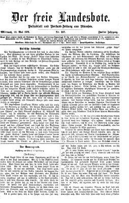 Der freie Landesbote Mittwoch 10. Mai 1871