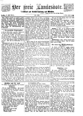 Der freie Landesbote Samstag 6. Juli 1872