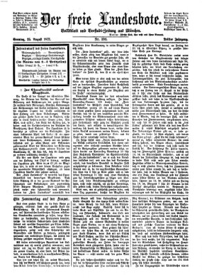 Der freie Landesbote Sonntag 25. August 1872
