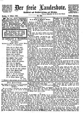 Der freie Landesbote Samstag 12. Oktober 1872