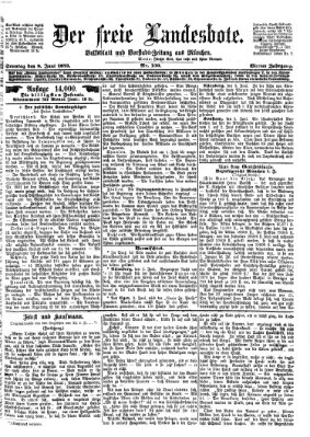 Der freie Landesbote Sonntag 8. Juni 1873