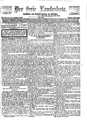 Der freie Landesbote Mittwoch 29. Oktober 1873