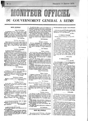 Moniteur officiel du Gouvernement Général à Reims