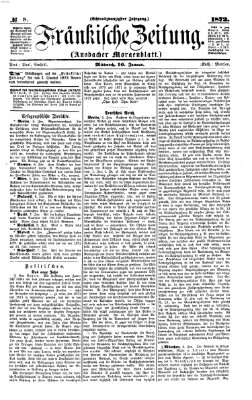 Fränkische Zeitung (Ansbacher Morgenblatt) Mittwoch 10. Januar 1872