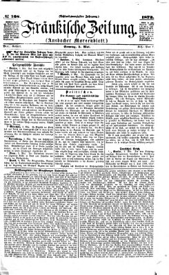 Fränkische Zeitung (Ansbacher Morgenblatt) Sonntag 5. Mai 1872