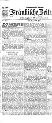 Fränkische Zeitung (Ansbacher Morgenblatt) Dienstag 30. Juli 1872