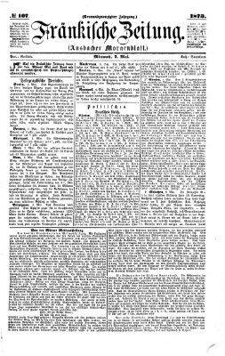 Fränkische Zeitung (Ansbacher Morgenblatt) Mittwoch 7. Mai 1873